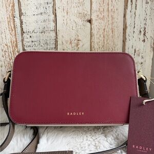 Bradley burgundy crossbody bag